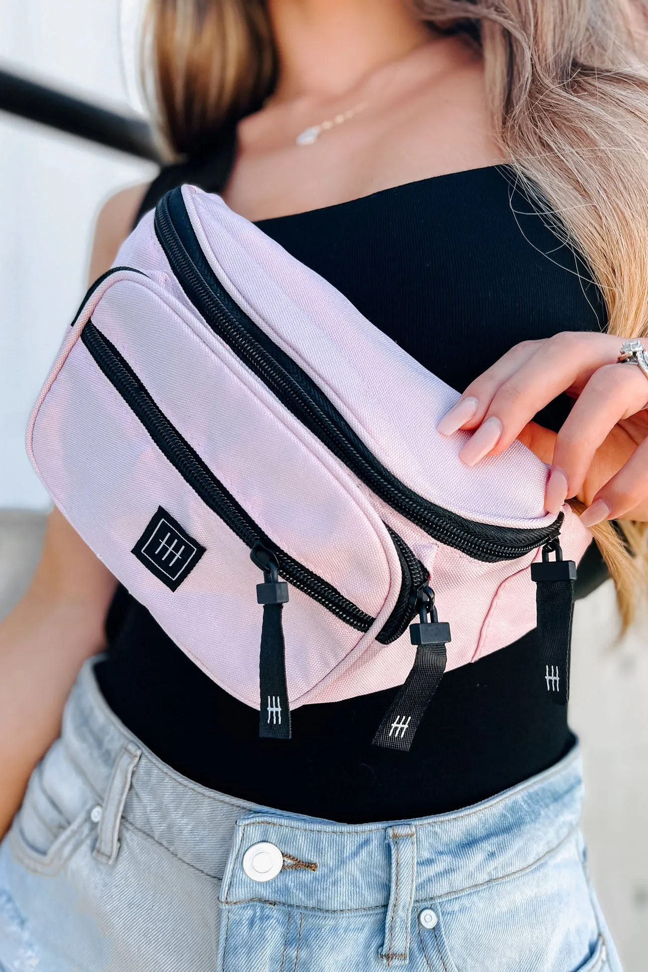 Destination Unknown Fanny Pack (Light Pink)