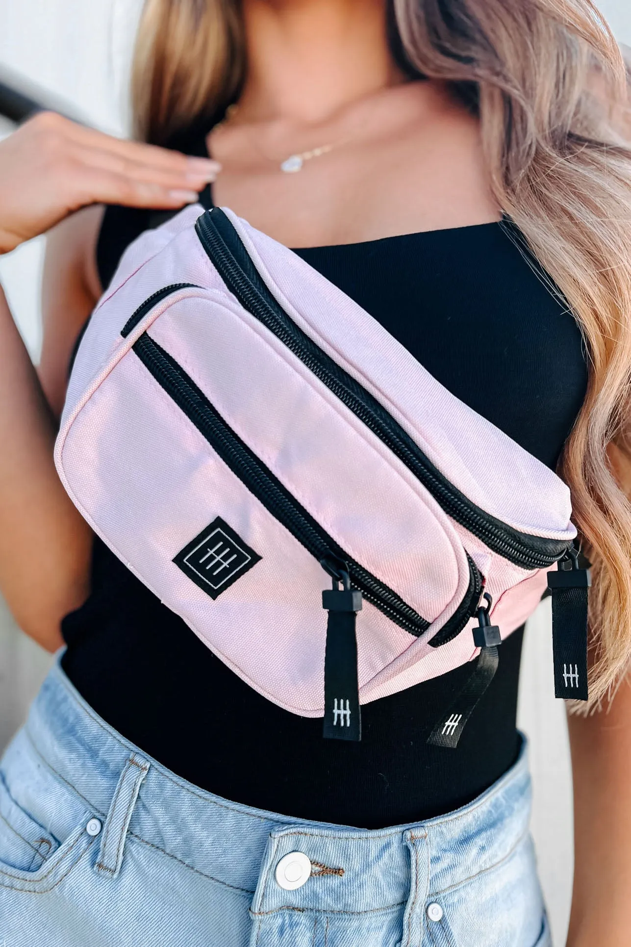 Destination Unknown Fanny Pack (Light Pink)