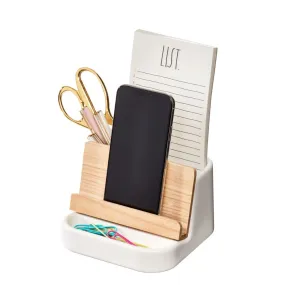 Eco Office Ceramic Tablet Stand Coconut