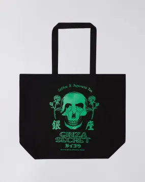 Edwin - Tote Bag - Secret Garden Black