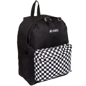 Everest Luggage Classic Backpack - Black Pocket Squares