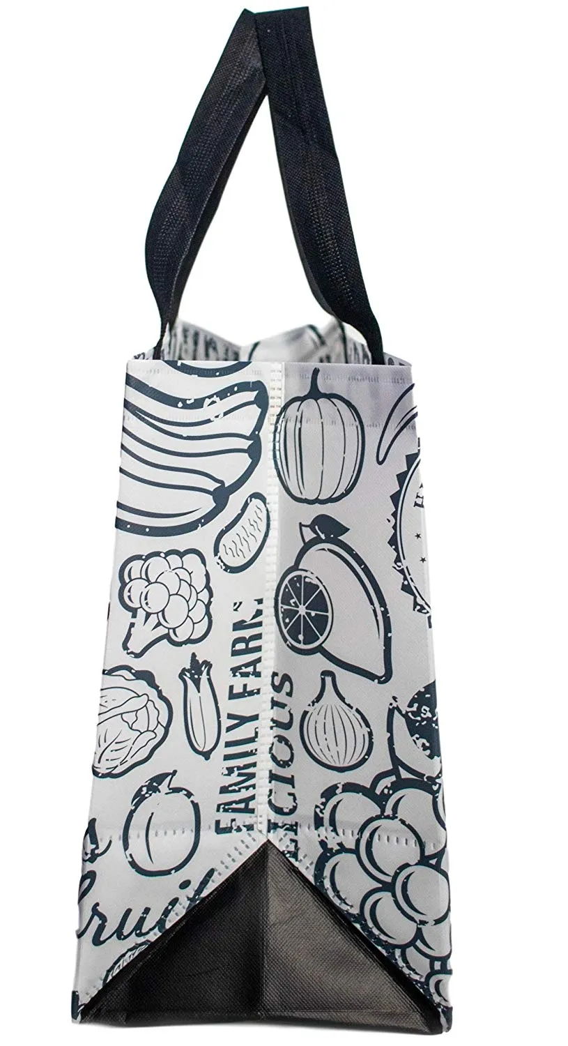 Everyday Medium Non-Woven PP Grocery Bag with Ultrasonic Stitching