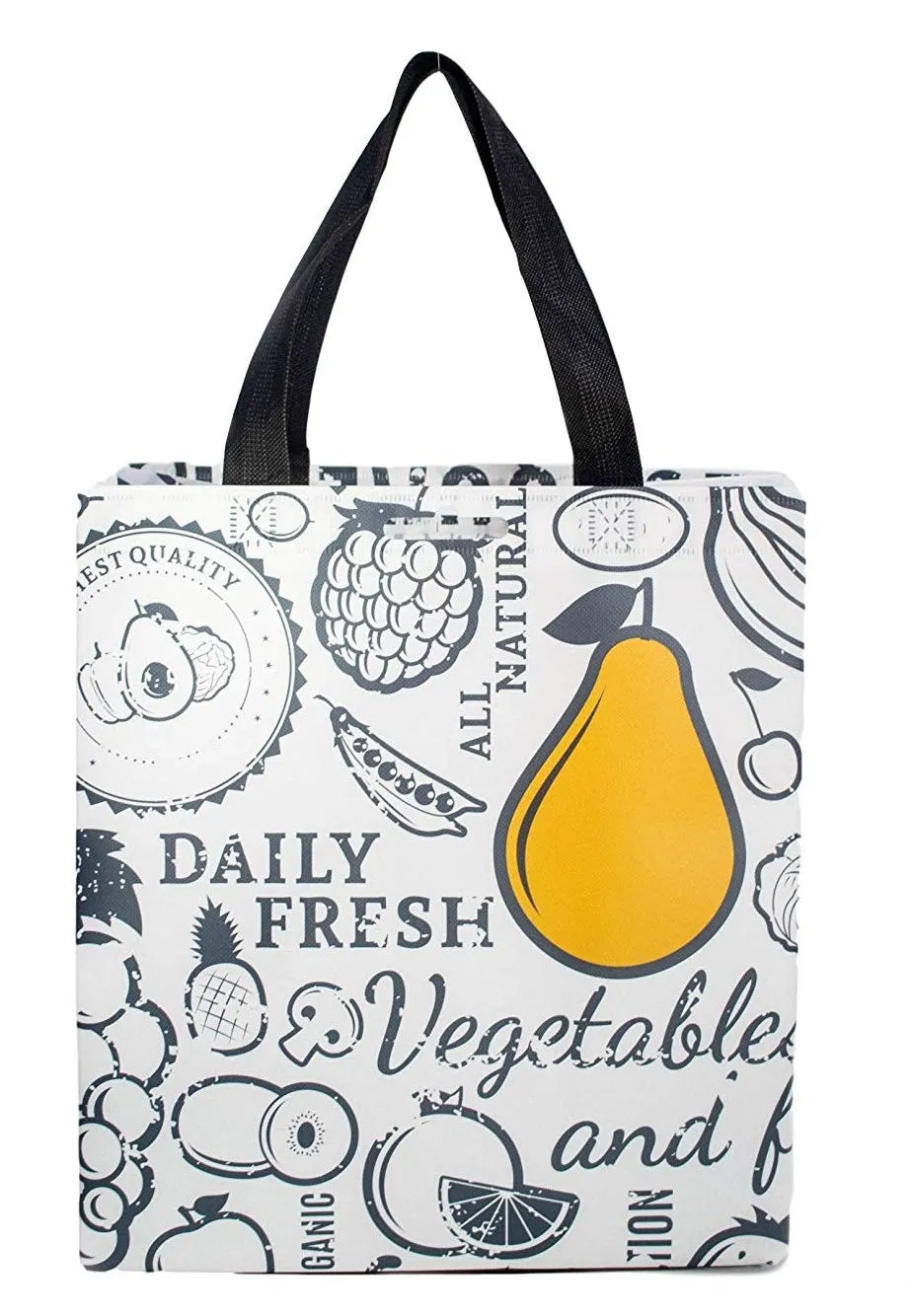 Everyday Medium Non-Woven PP Grocery Bag with Ultrasonic Stitching