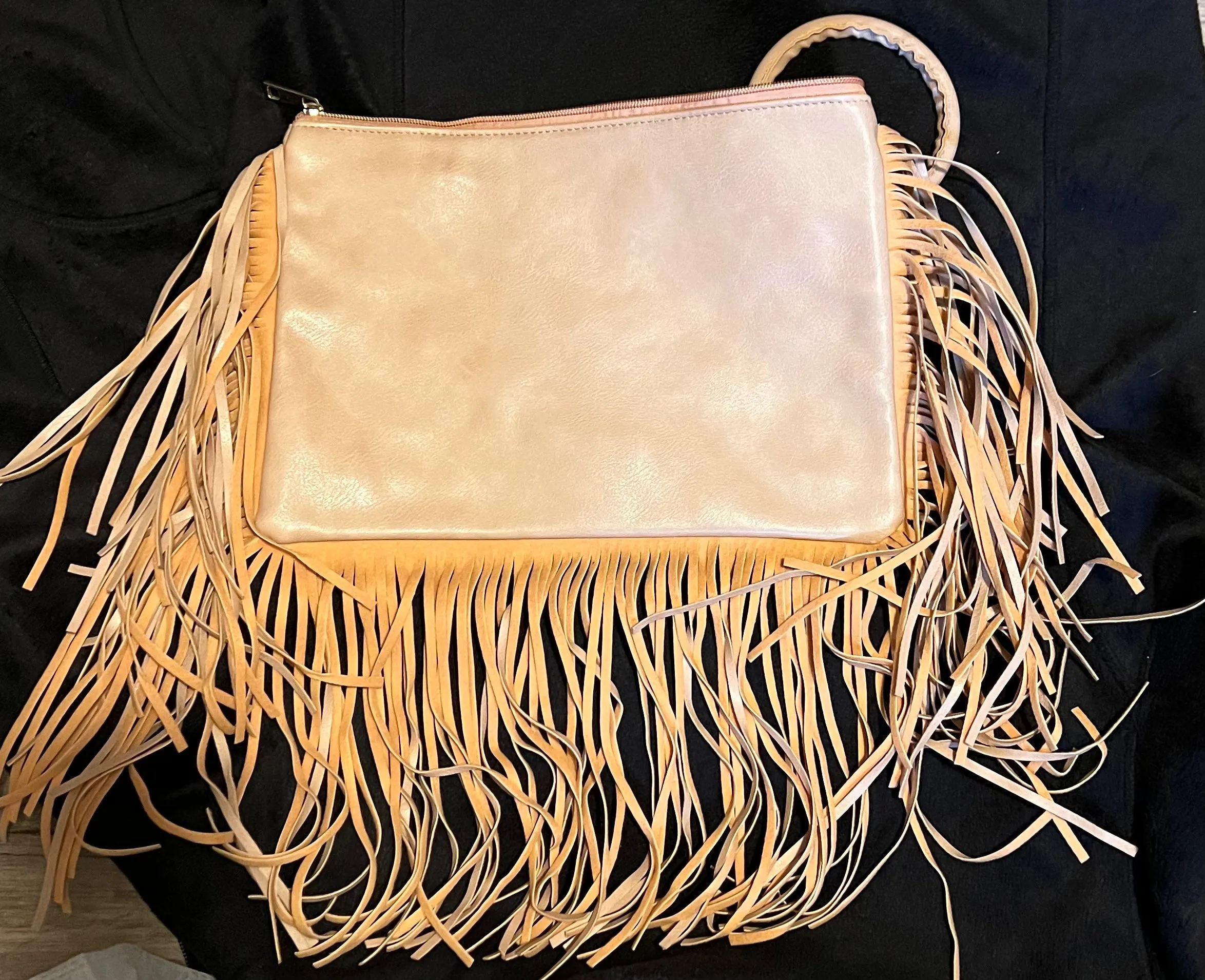 fashion Fringe Large wristlet pouch