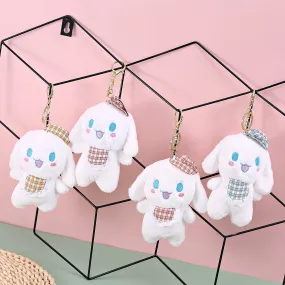 Flying Bunny Soft-Toy Keychain