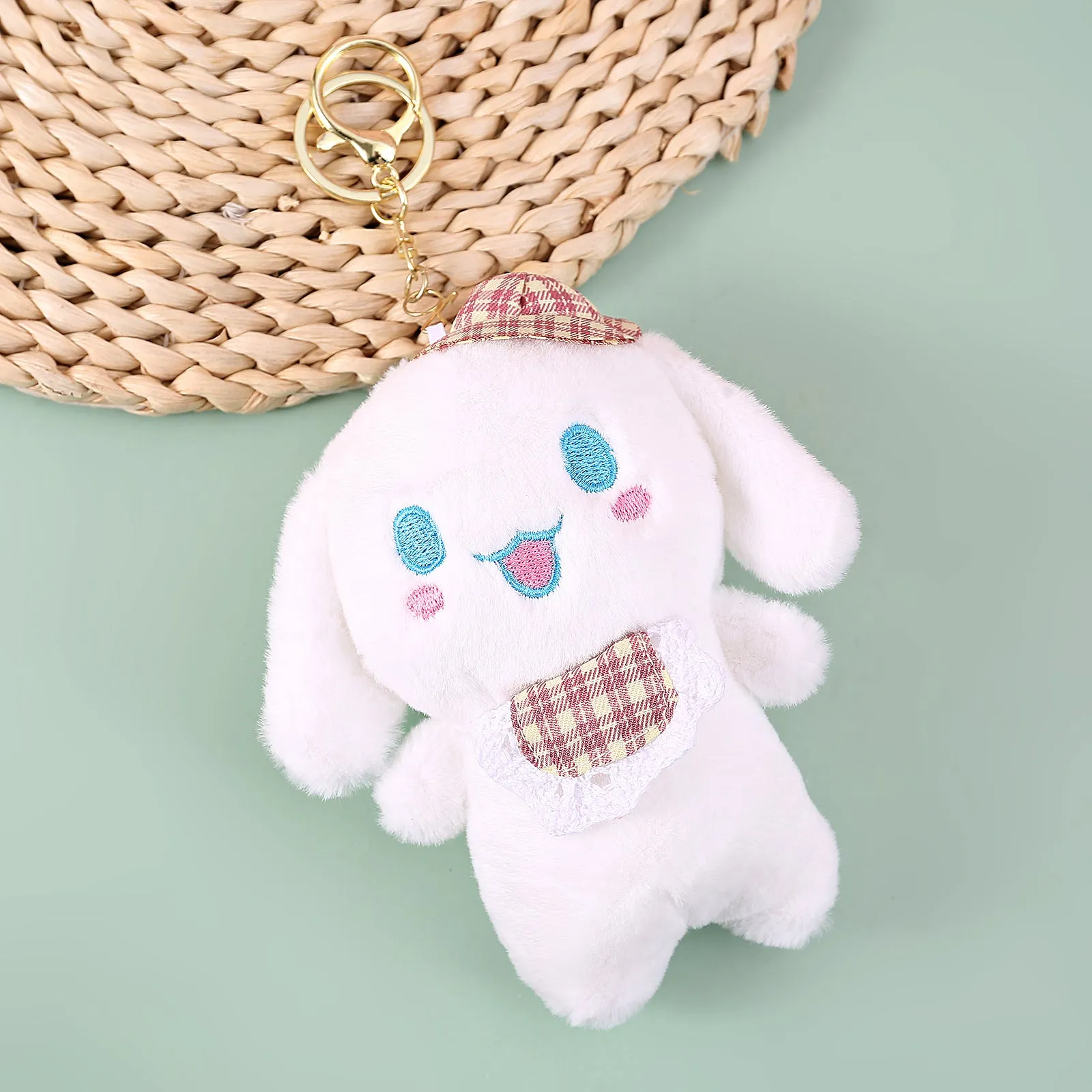 Flying Bunny Soft-Toy Keychain