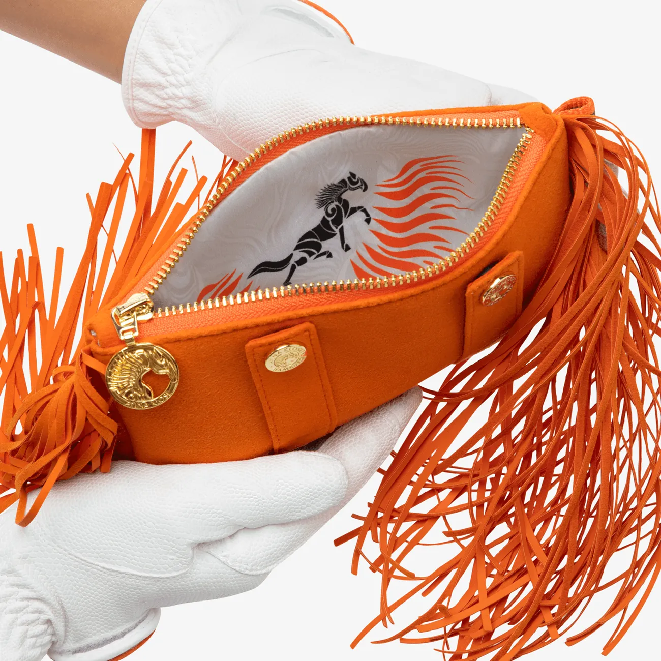 Fringe Beltbag "ANNA Orange"