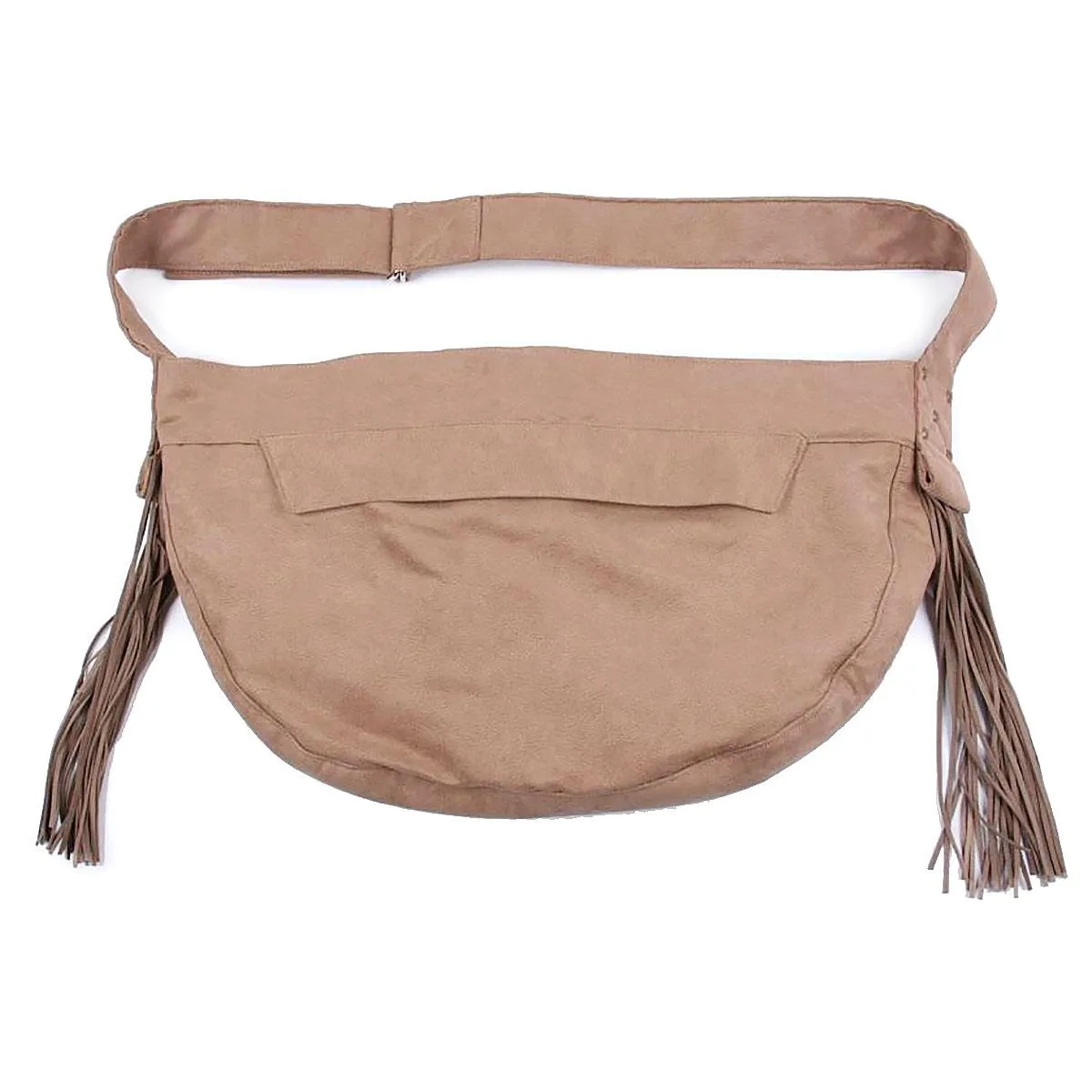 fringe cuddle carrier with studs - fawn plush liner