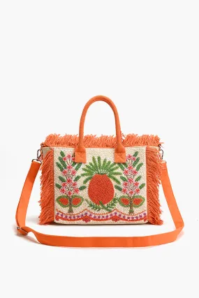 Fringe Fiesta Pineapple Mini Tote