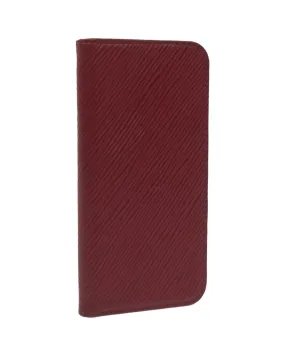 Fuchsia Epi Leather iPhone X/XS Folio Case