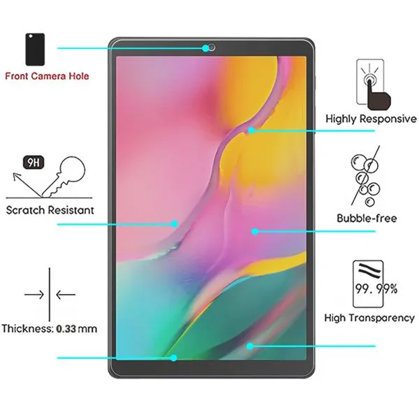 Full Coverage Tempered Glass Tablet Screen Protector