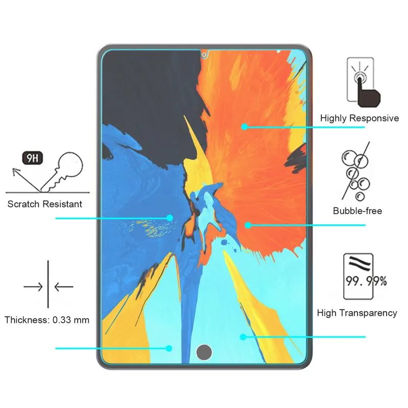 Full Coverage Tempered Glass Tablet Screen Protector