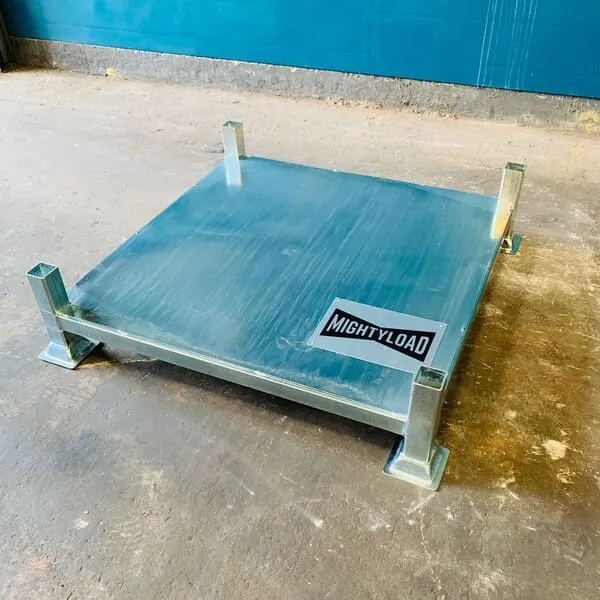 Galvanised Bulk/Tonne/Builders Bag Holding Frame with Removable Legs