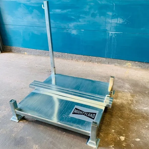 Galvanised Bulk/Tonne/Builders Bag Holding Frame with Removable Legs