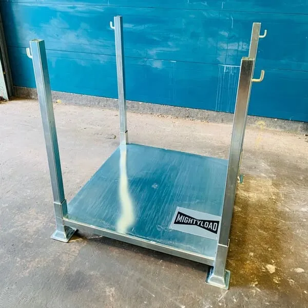 Galvanised Bulk/Tonne/Builders Bag Holding Frame with Removable Legs