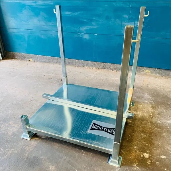 Galvanised Bulk/Tonne/Builders Bag Holding Frame with Removable Legs