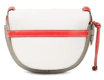 Gate Small Bag Soft White/Light Grey/Red