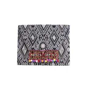 Geometric Embroidered Bead Trim Clutch Bag | iPad Case - Thailand