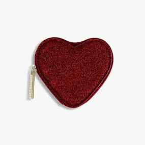 Glittery Heart Shape Coin Purse KLB410