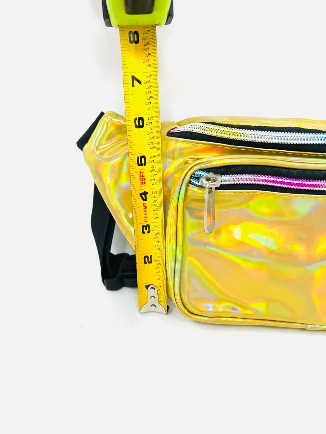 Gold Iridescent Metallic Accessories Fanny Pack