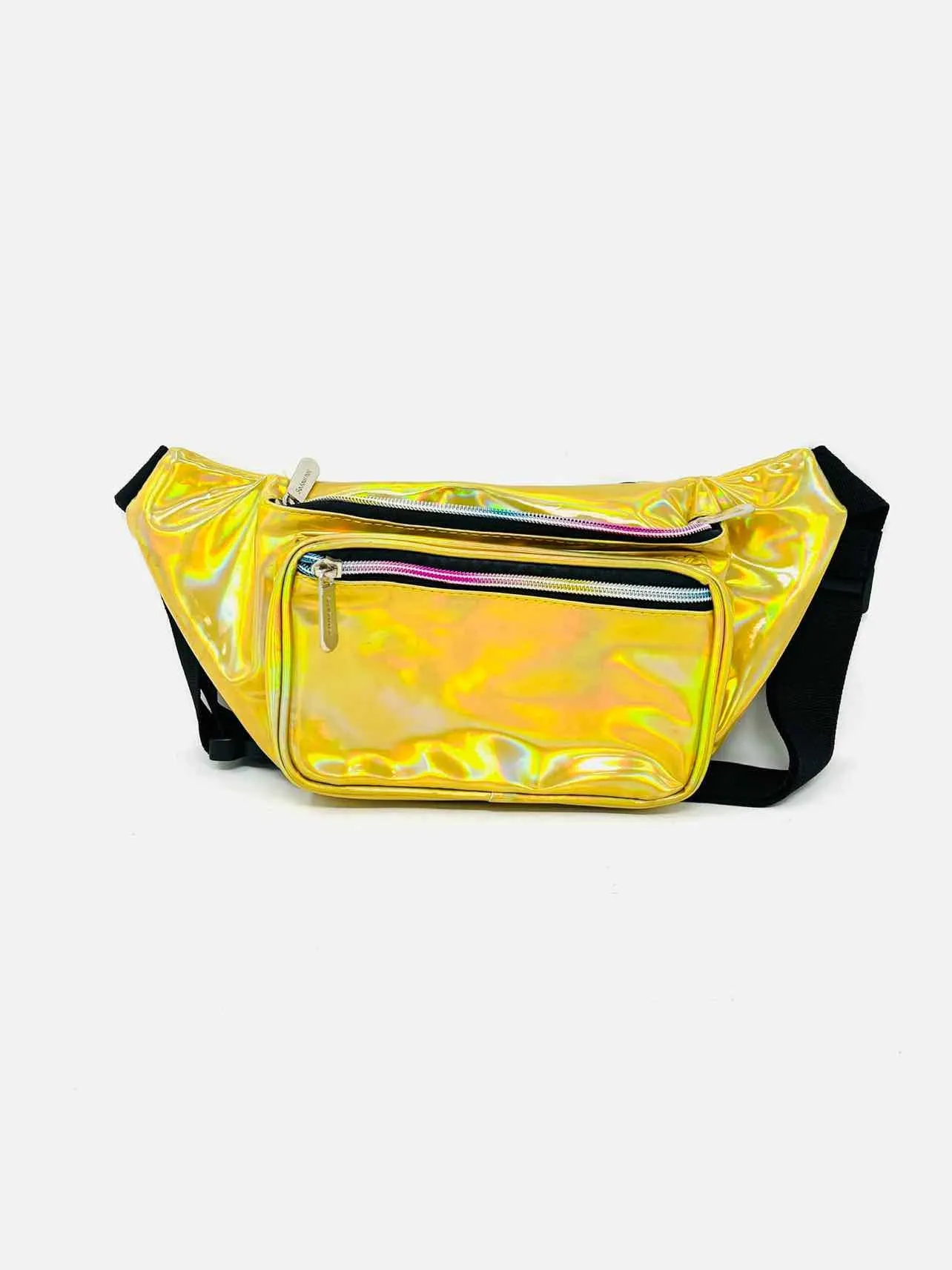 Gold Iridescent Metallic Accessories Fanny Pack