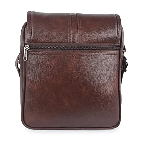 GOLD SKY Stylish PU Synthetic Leather Men's Sling Bag Cross Body Travel Office Business messenger