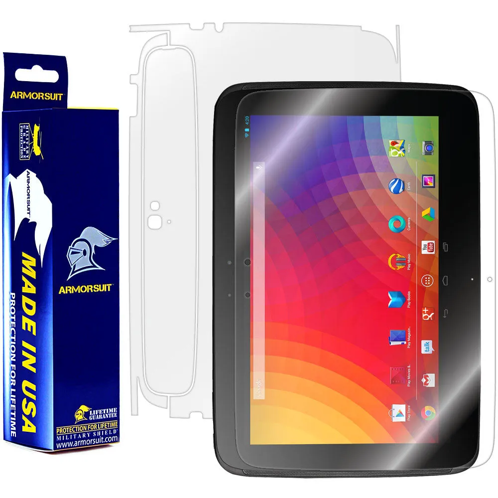 Google Nexus 10 Screen Full Body Skin Protector