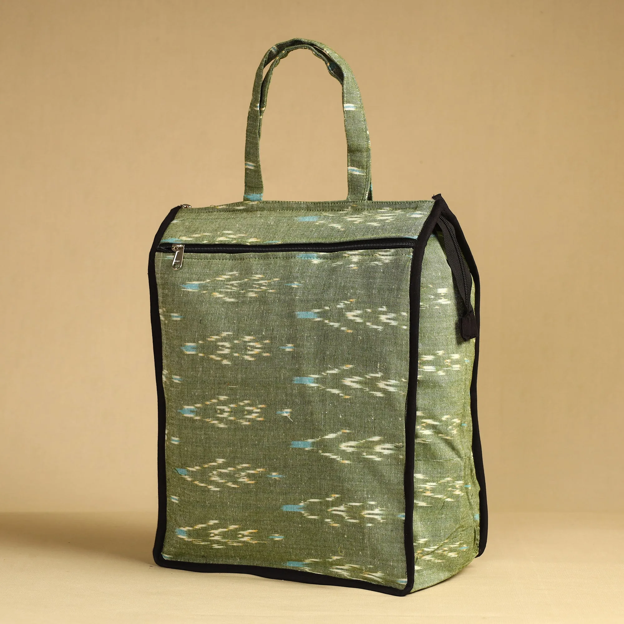 Green - Handcrafted Cotton Shopping Bag 20