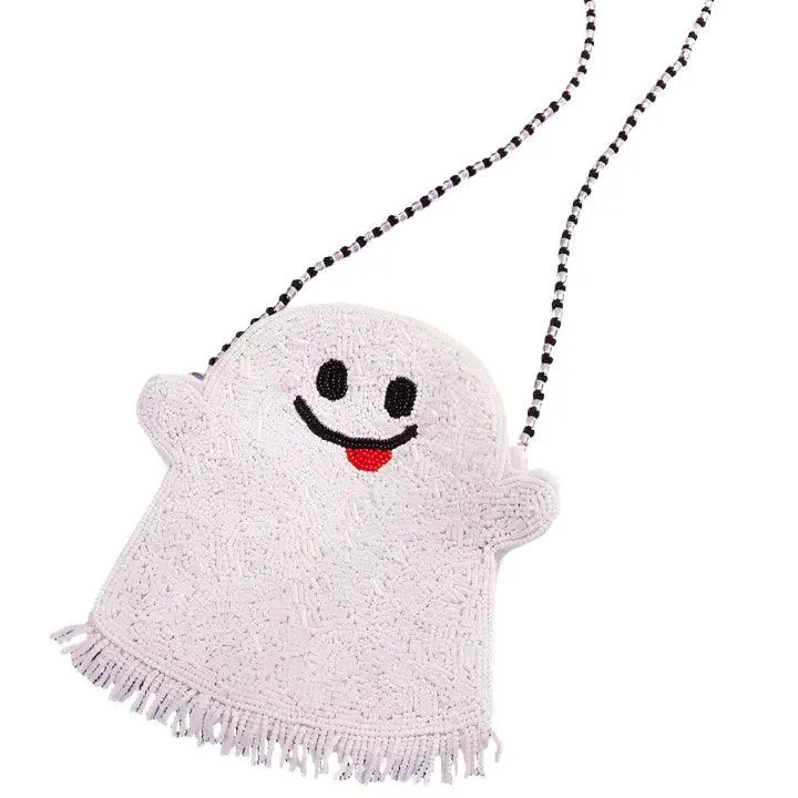 Handbags | Halloween Beaded Bag- Ghost | Fashion City