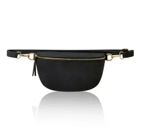 Harley Suede Sling Bag | Black