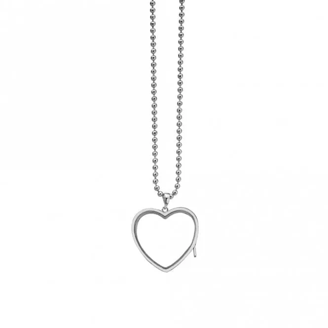 Hot Diamonds Anais Large Heart Sterling Silver Keeper AL009