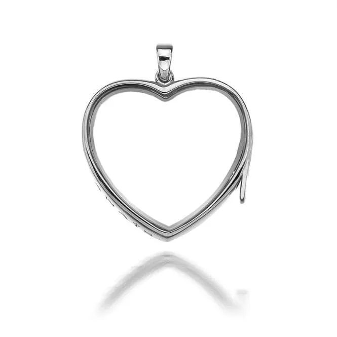 Hot Diamonds Anais Large Heart Sterling Silver Keeper AL009