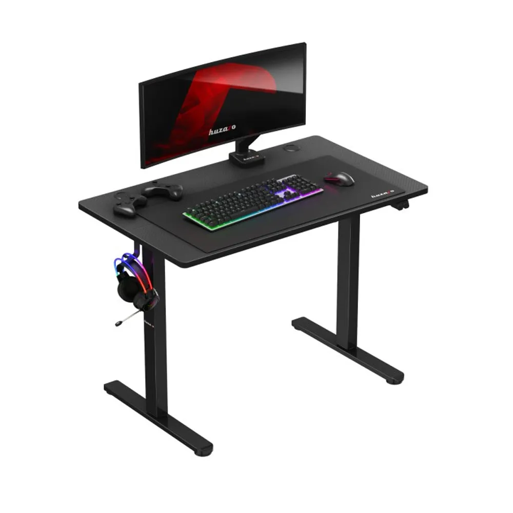 Huzaro Hero 7.9 Electric Gaming Desk Black