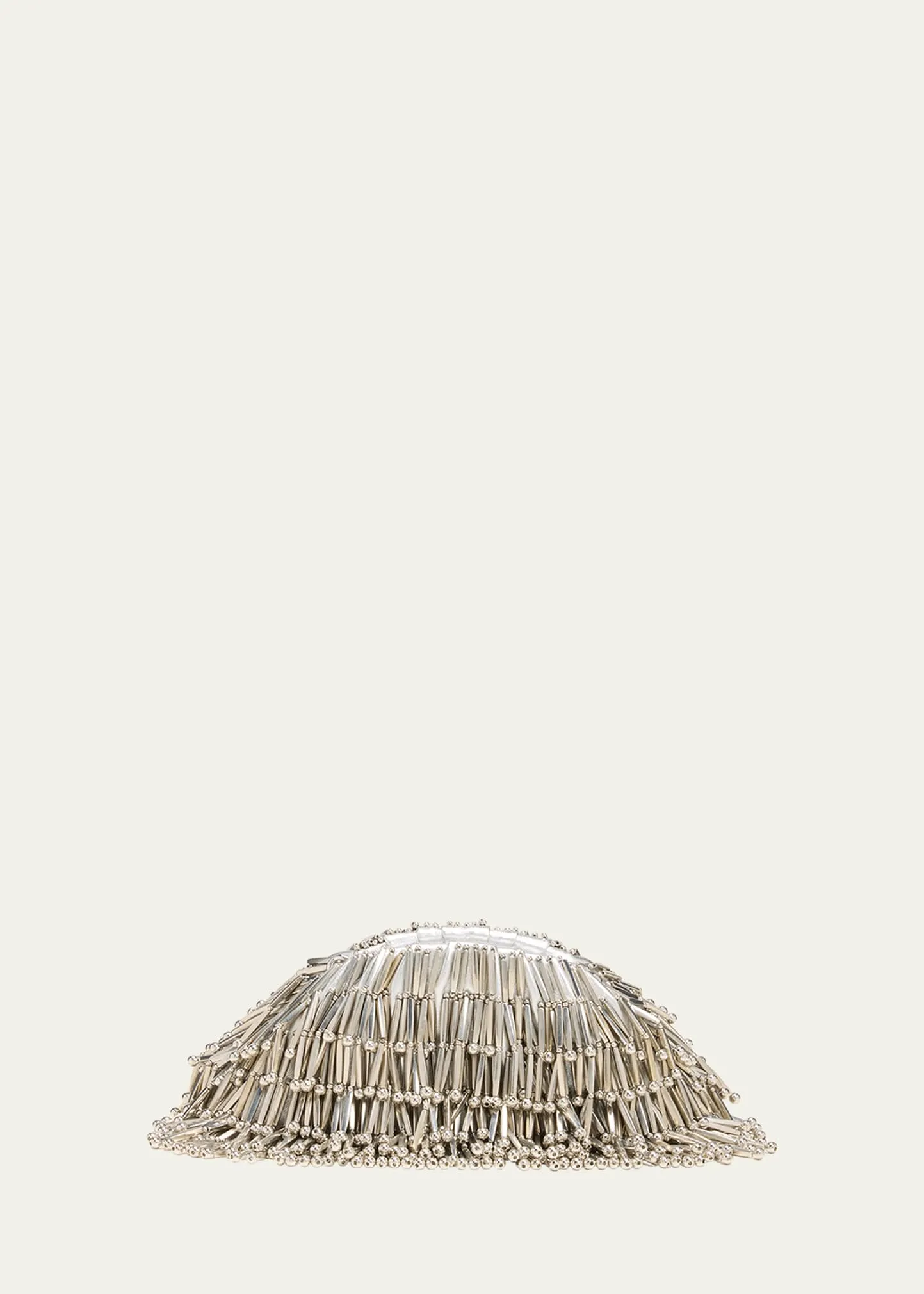 Jaala Nano Fringe Embellished Clutch Bag