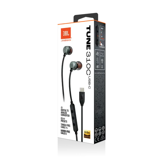 JBL Tune 310C USB-C Wired In-Ear Headphones