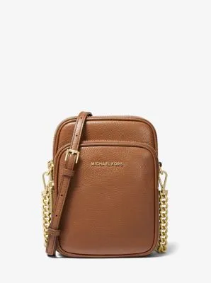 Jet Set Medium Pebbled Leather Crossbody Bag