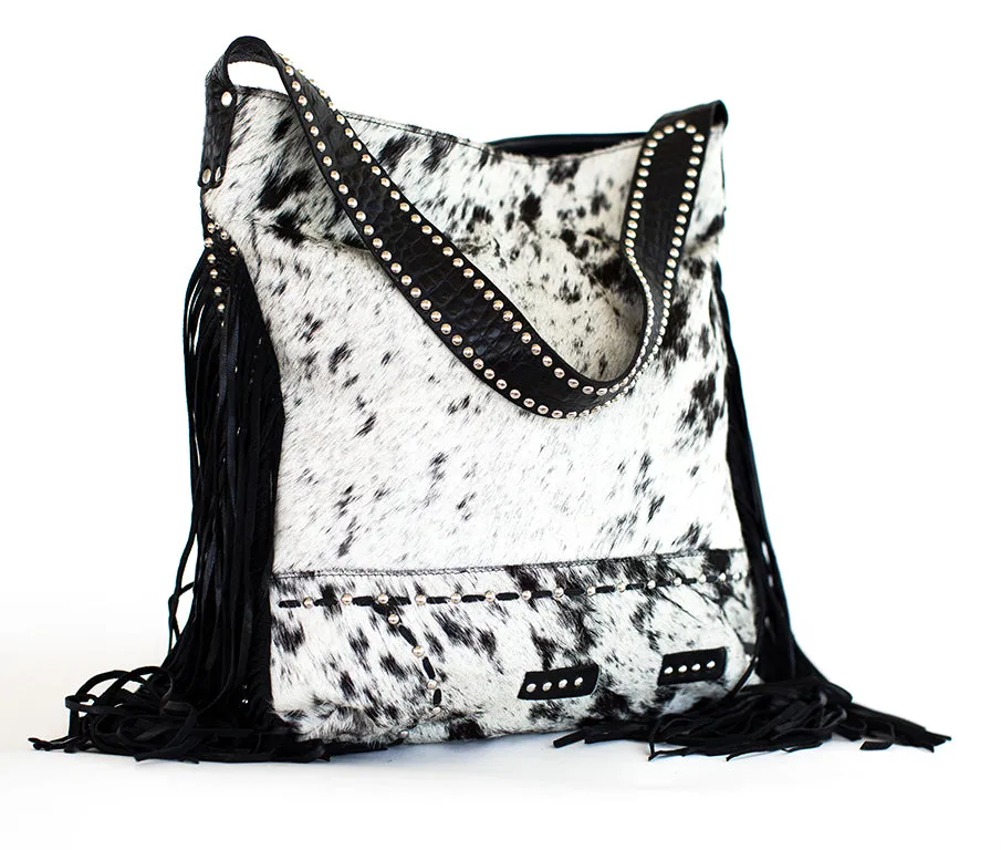 Juan Antonio Salt & Pepper Shoulder Bag