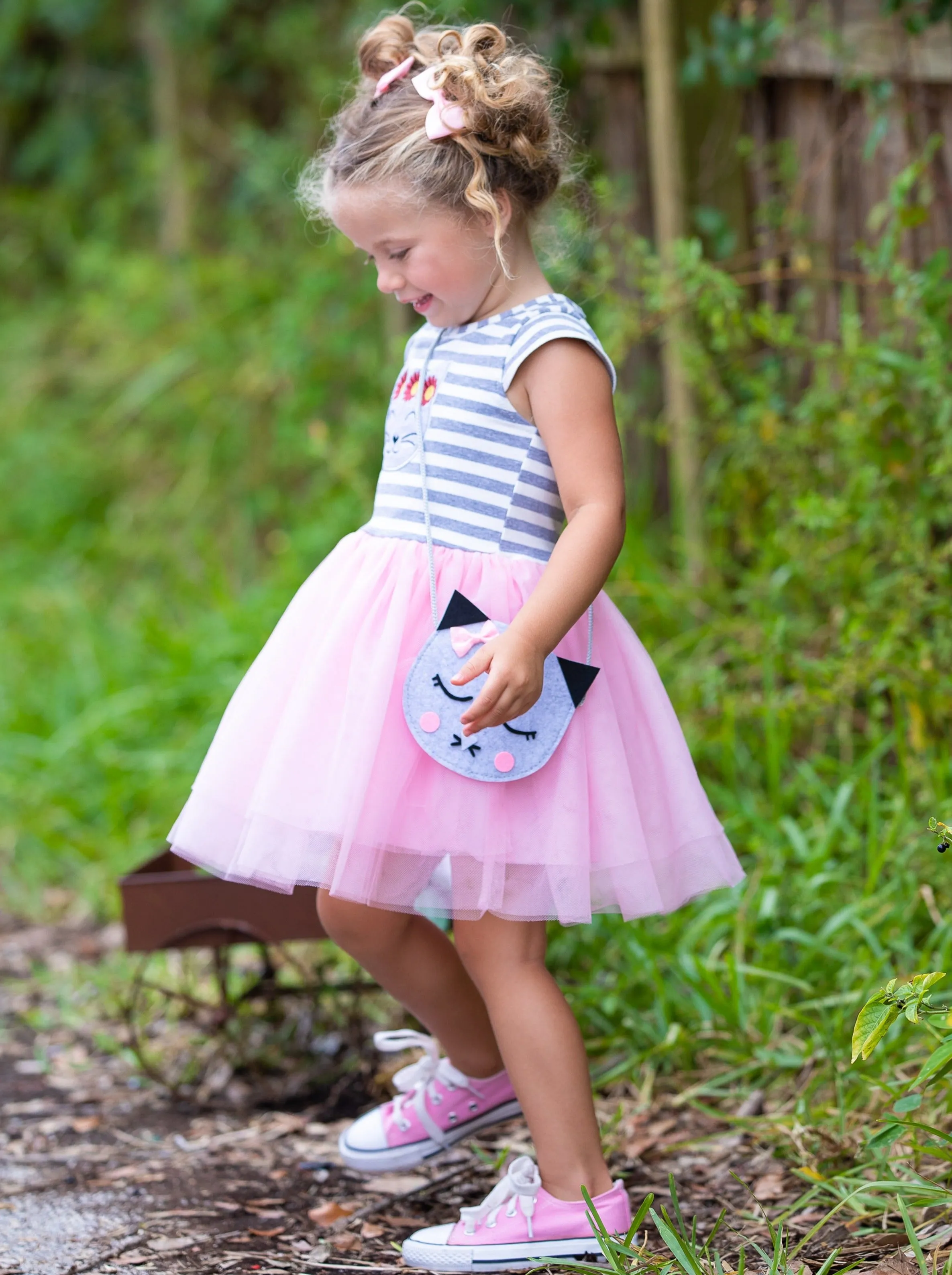 Kitty Cat Tutu Dress And Purse Set