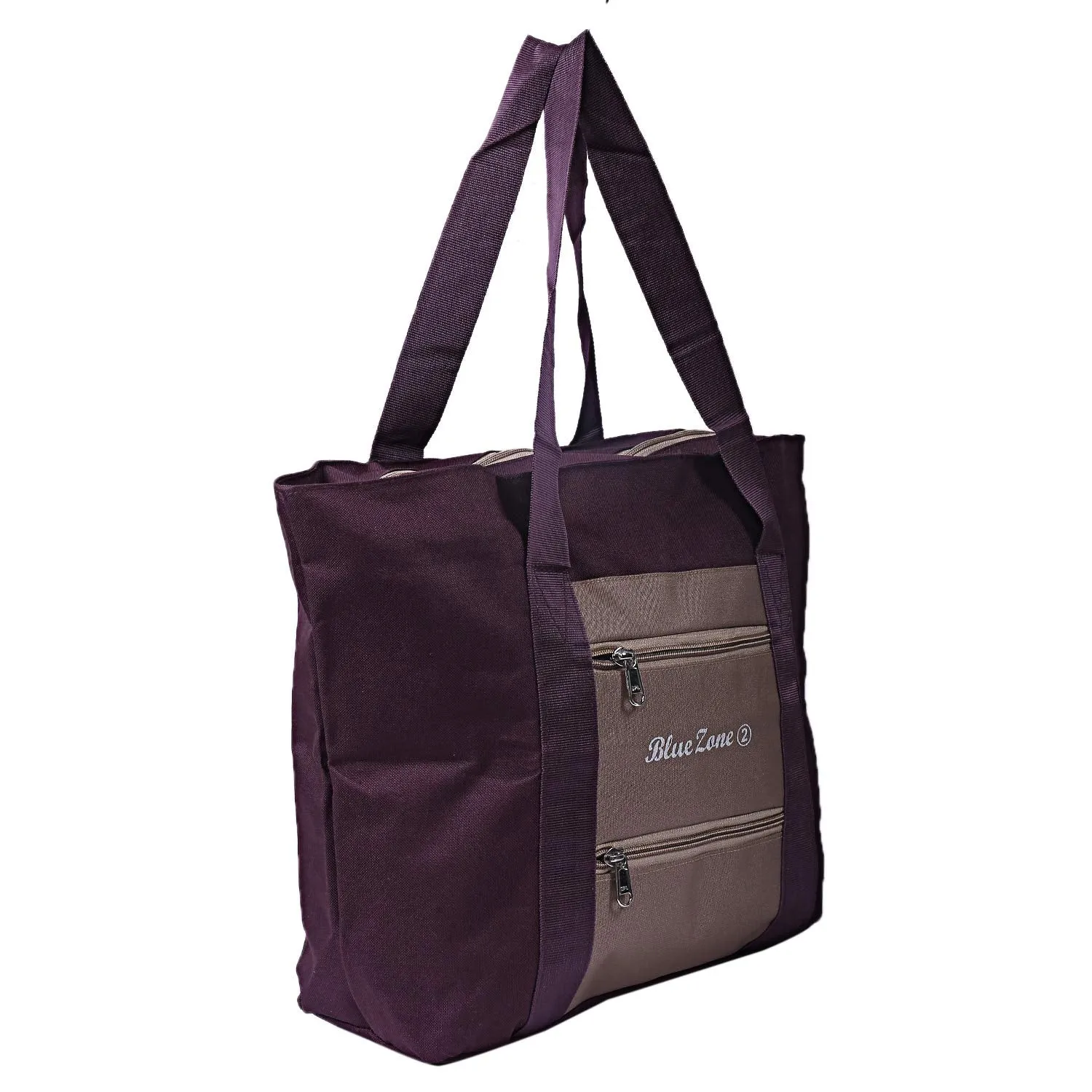 Kuber Industries Rexine 1 Piece Shopping Bag (Brown) -CTKTC6290