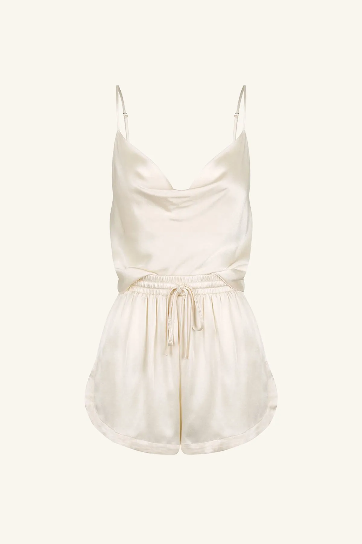 LA LUNE LOUNGE CAMI SET - CREAM