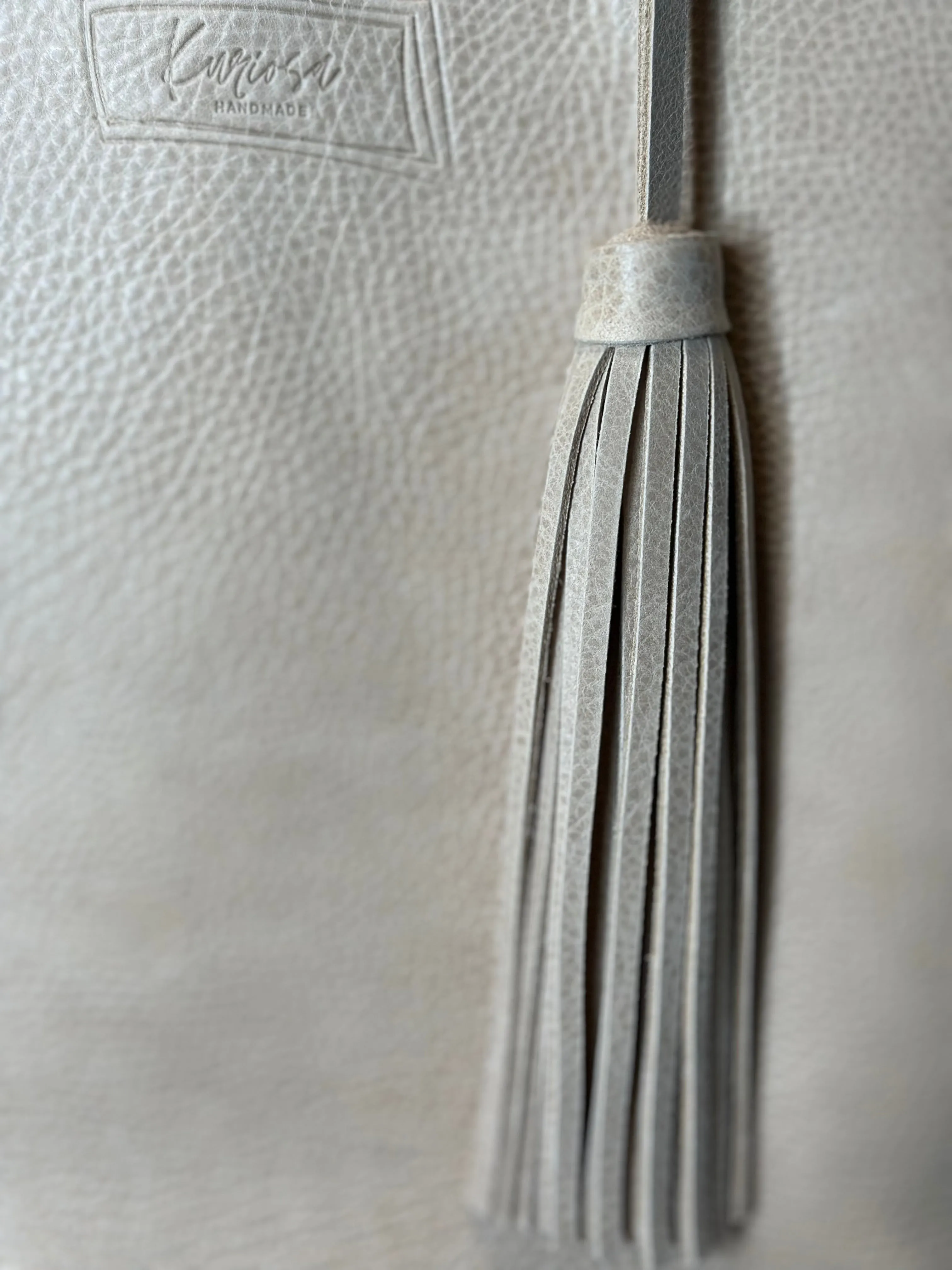 Leather Tote w/ Tassel