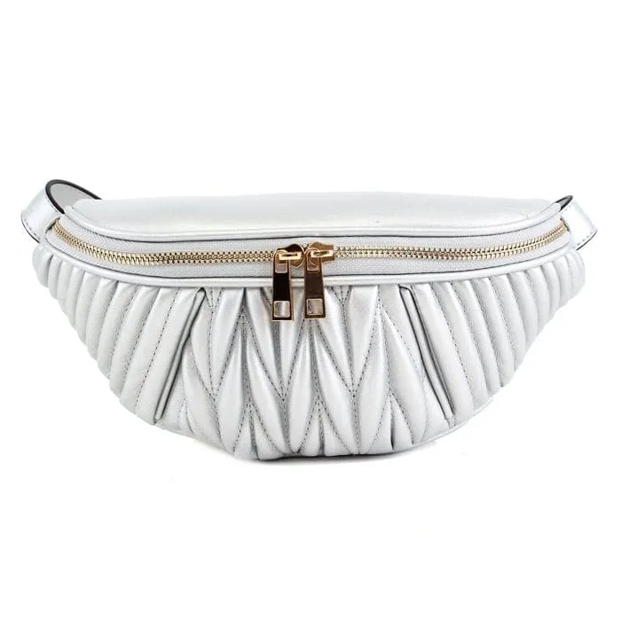 LF4105A Monogrammable Matelassé Fanny Pack