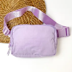 Love the Journey Fanny Pack in Light Purple