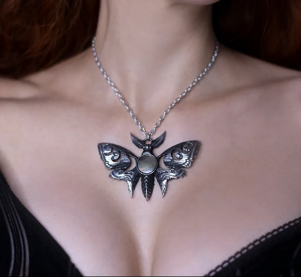 Lunar Moth Neckwear - Necklace