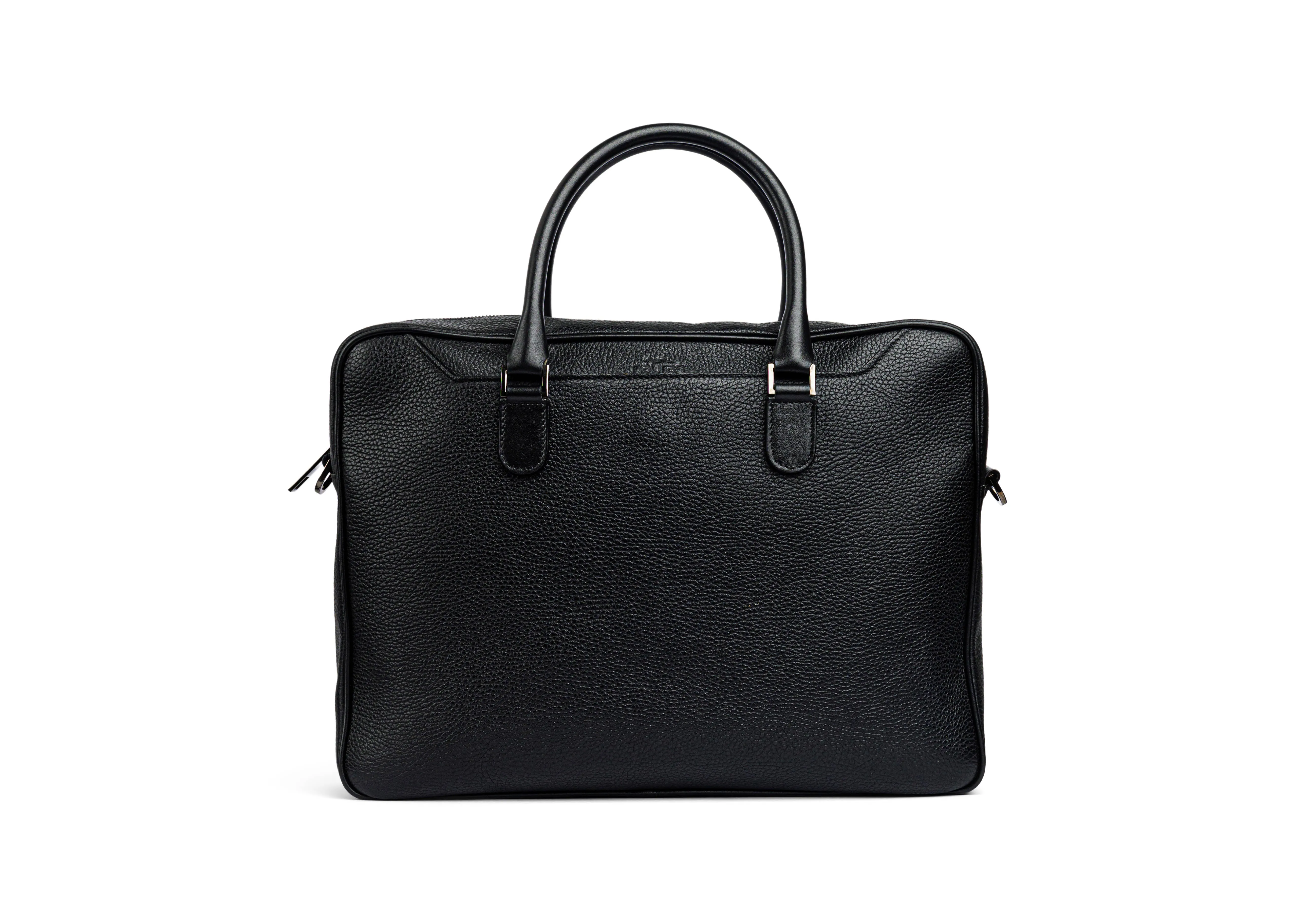 Man Business Leather Bag 1 Zip 1002