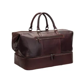 Mancini BUFFALO Double Compartment Duffle Bag