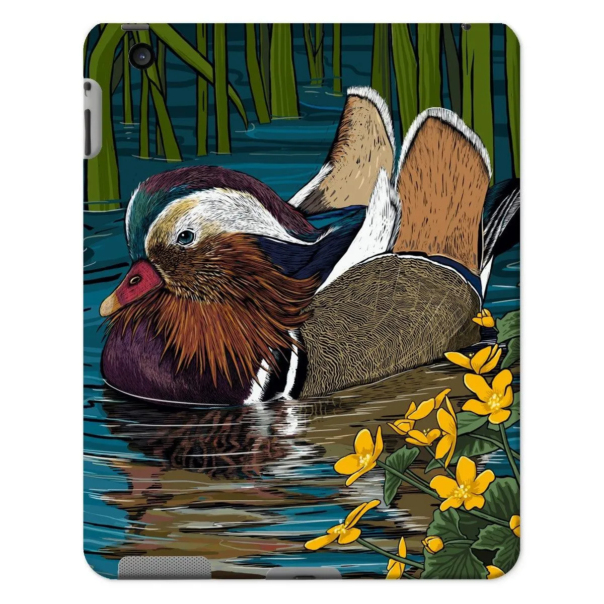 Mandarin & Marigolds Tablet Case