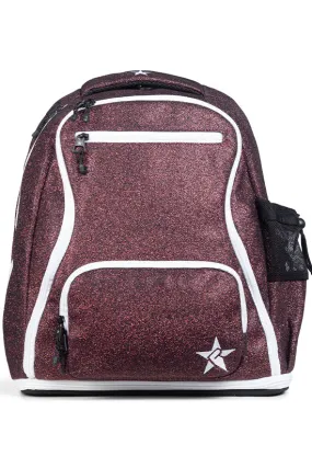 Maroon Rebel Dream Bag Plus With White Zipper