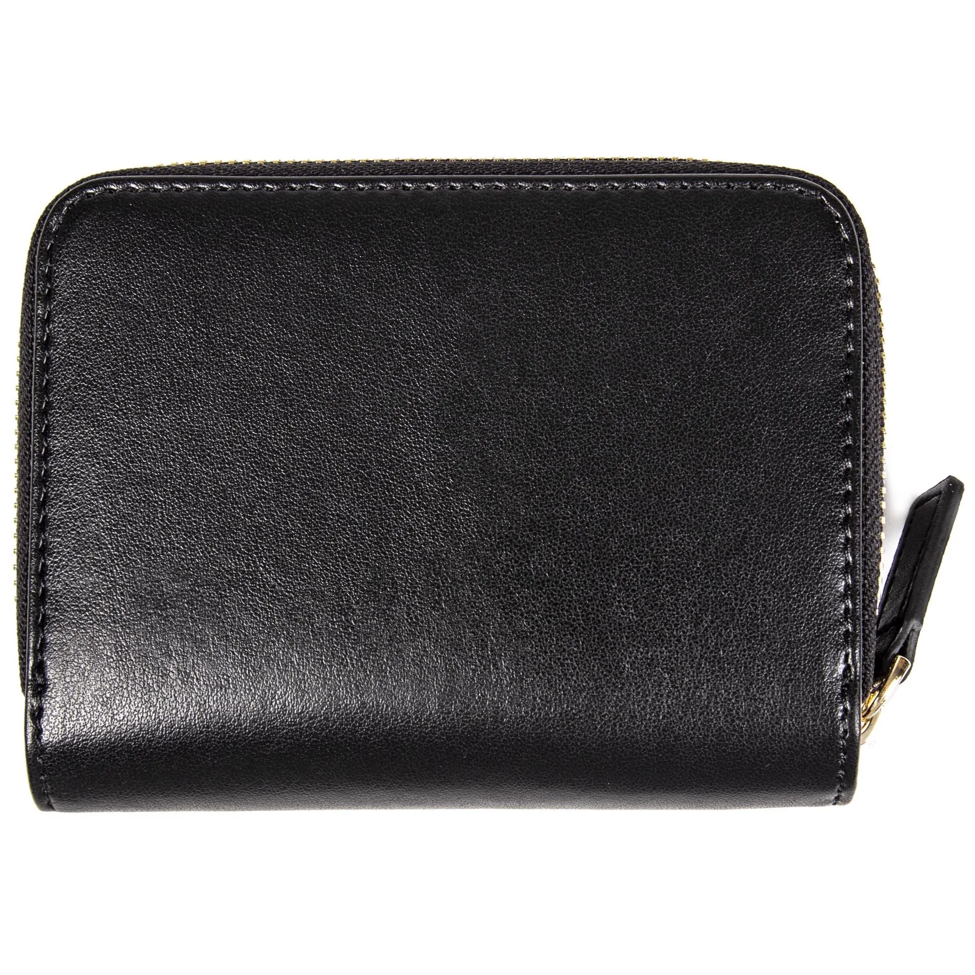 Medium Vegan Leather Purse | Black