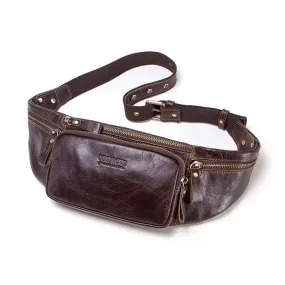 Men's Leather Fanny Pack